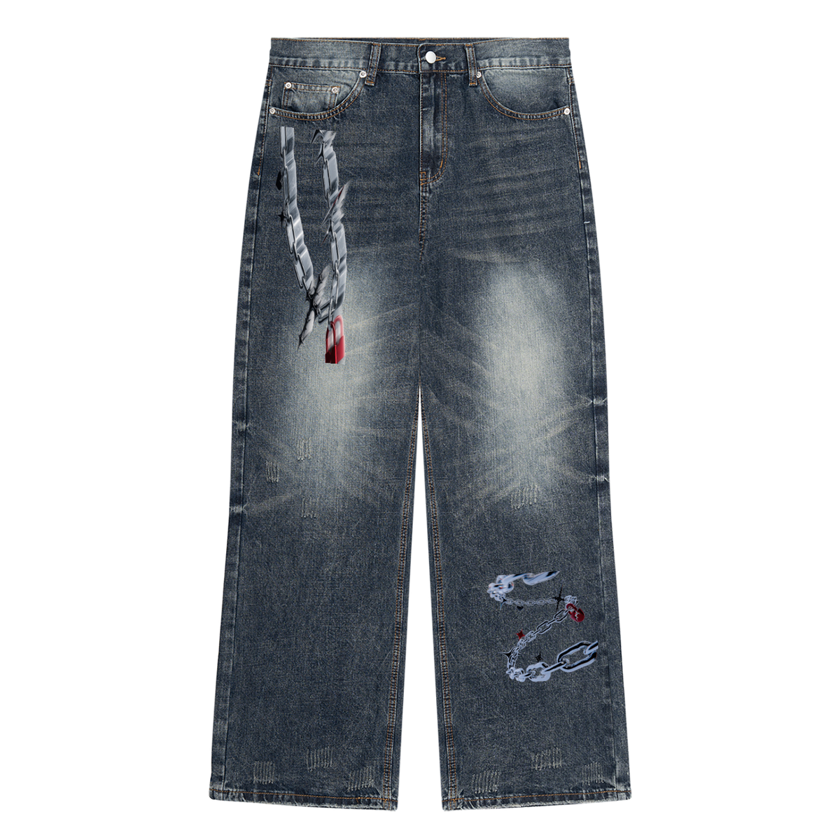 Fallen Denim Jeans