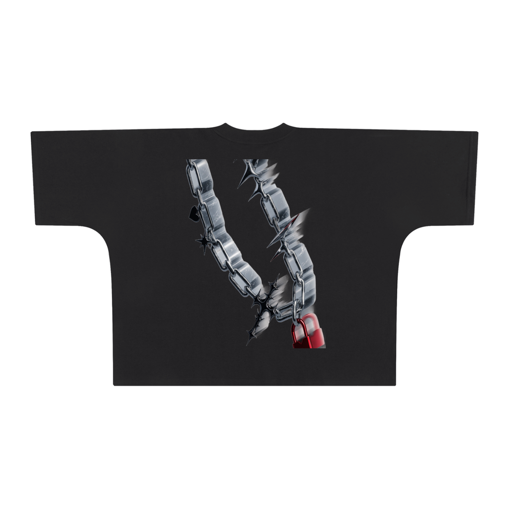 Fallen T-Shirt — Black — Back